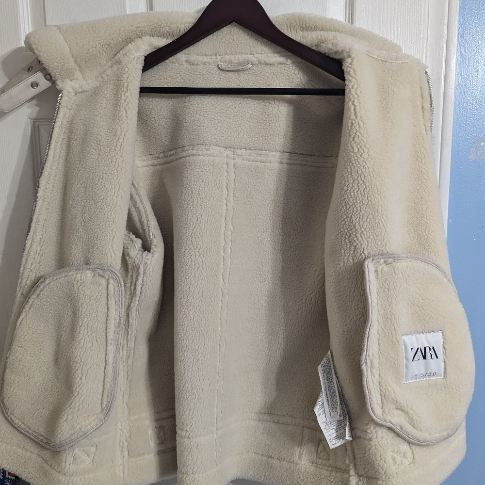Faux shearling jacket - Picture 3 of 3